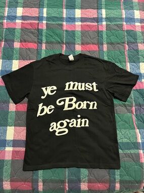 🔥🔥 NEW Kanye West YE Must Be Born Again T Shirt - Yeezus - Cactus Plant Sz XL